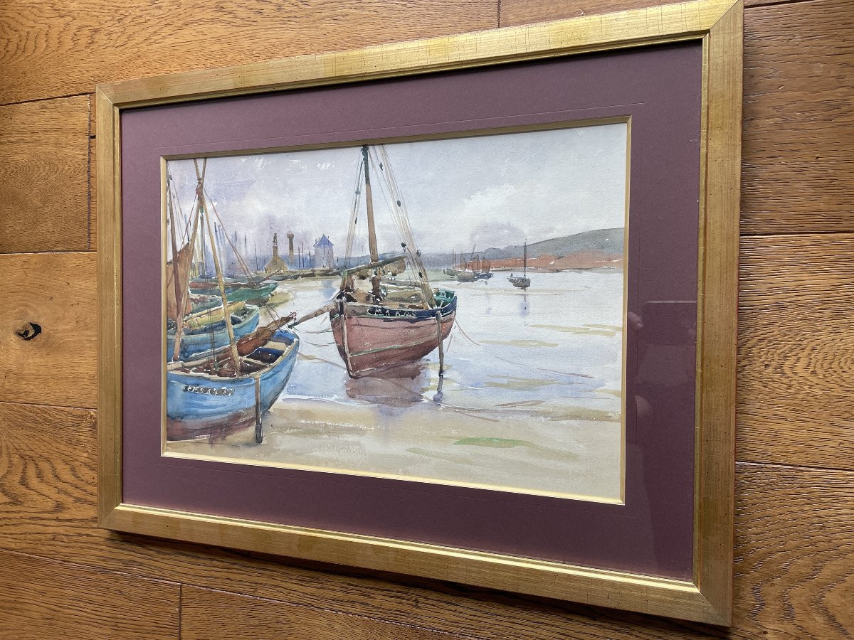 Camille PASCAU-VIGNAL (1880-1960) - La Tour Vauban à Camaret-photo-3