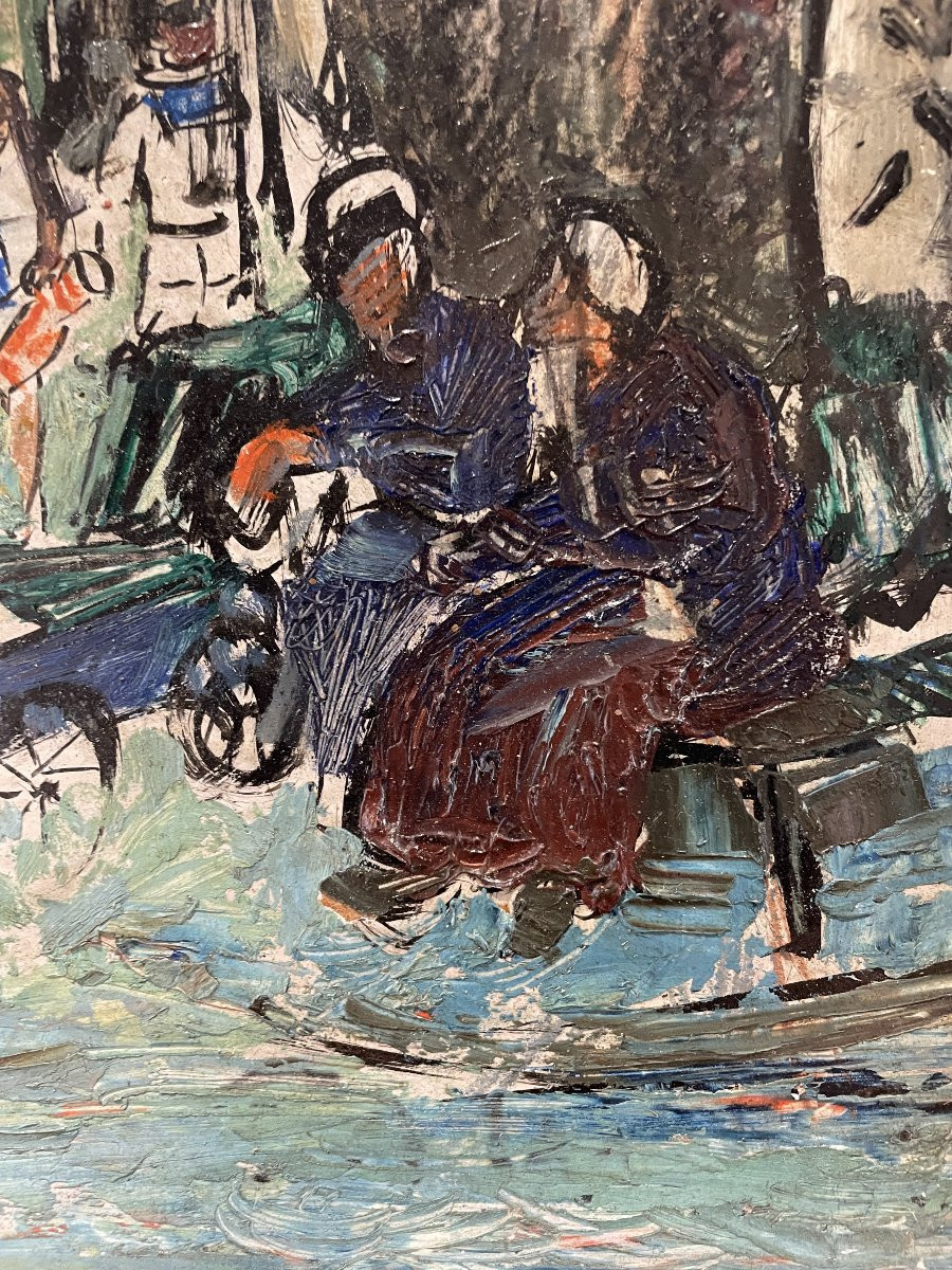 Paul-Auguste Masui (1888-1981) - Touristes à Vence-photo-5