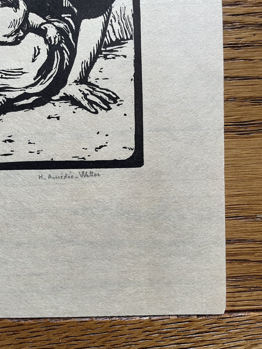 Amédée-wetter (1869-1929) - Breton Woman And Her Child-photo-2