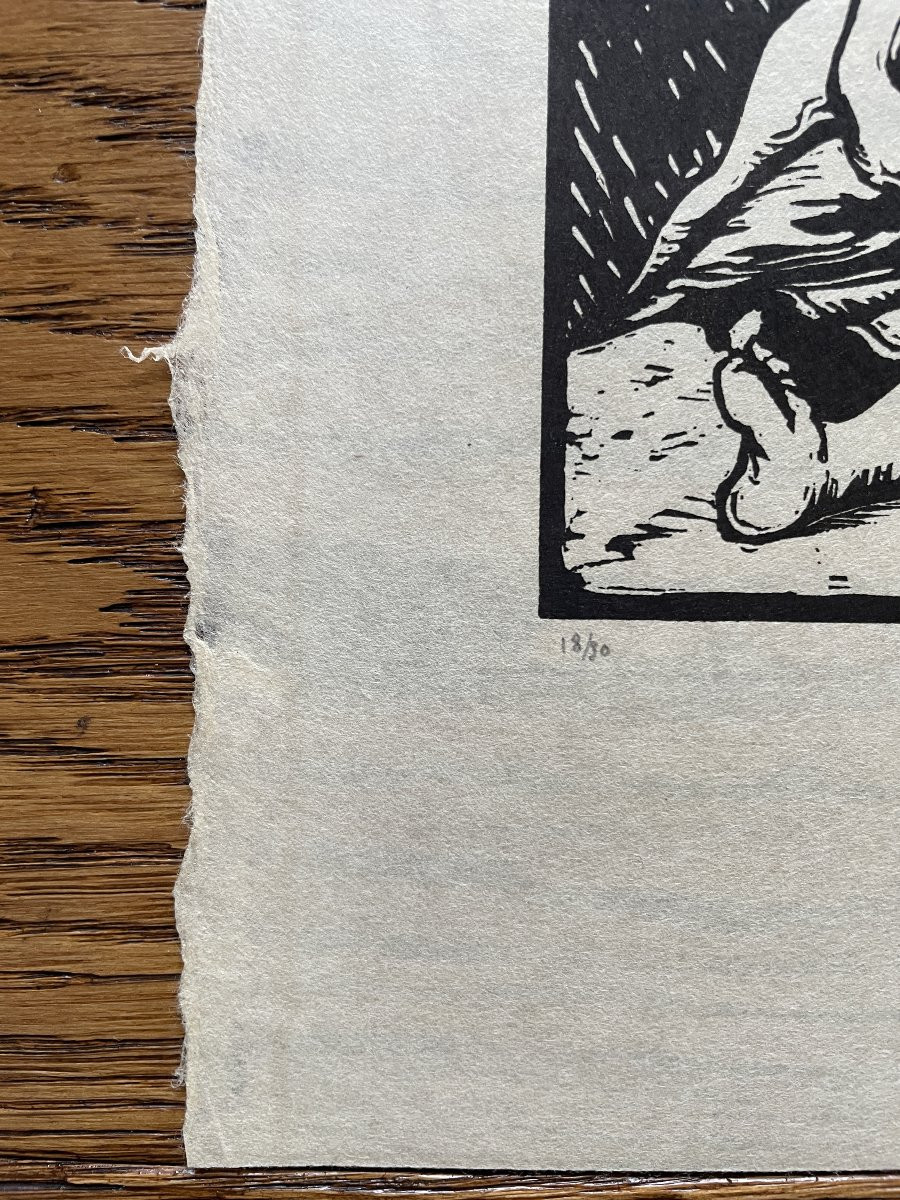 Amédée-wetter (1869-1929) - Breton Woman And Her Child-photo-3