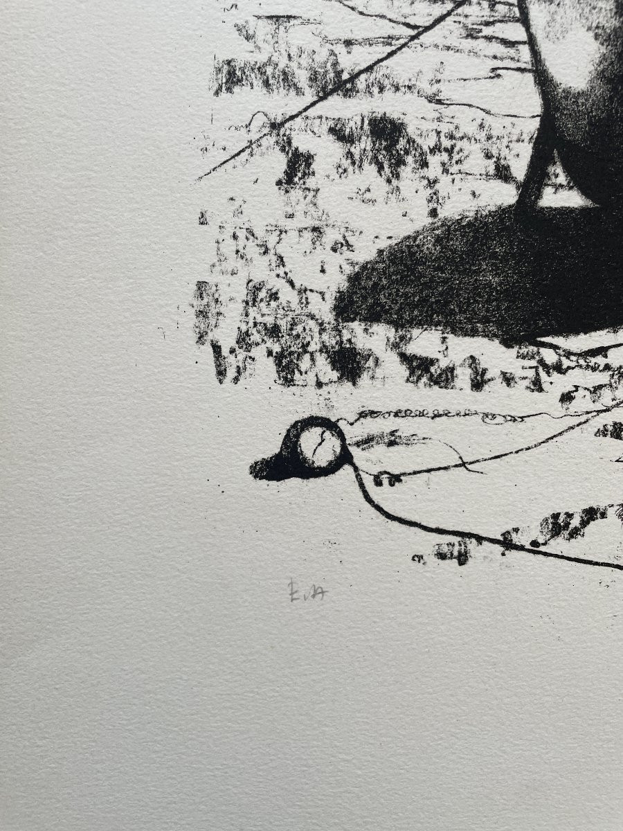 Micheline Mével-Roussel (1925-2022) - Le port de Camaret Sur Mer-photo-4