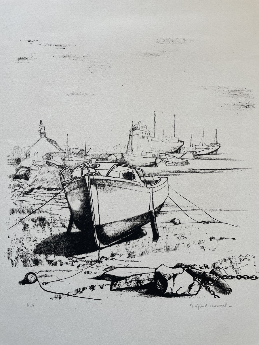 Micheline Mével-Roussel (1925-2022) - Le port de Camaret Sur Mer