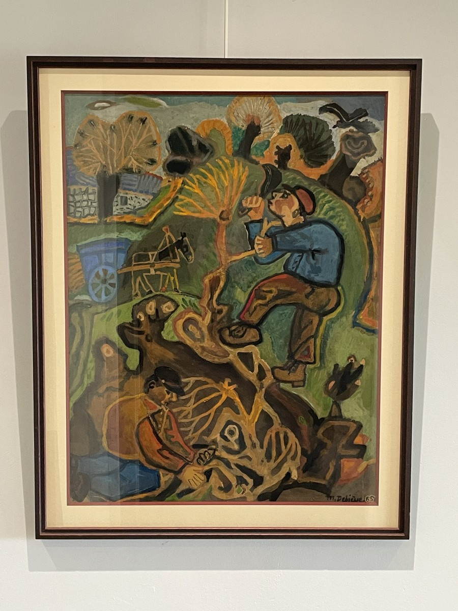 Michel Debiève (1931-2021) - The Grape Harvest