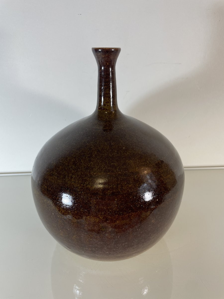 Vase soliflore -Grès - Années 60-photo-4