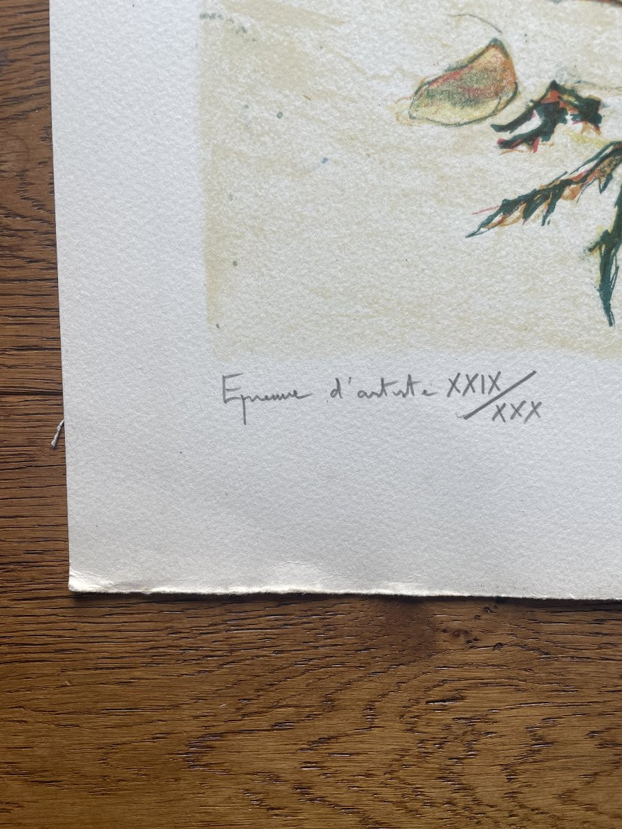 Louis Vuillermoz (1923-2016) - Plage bretonne-photo-4