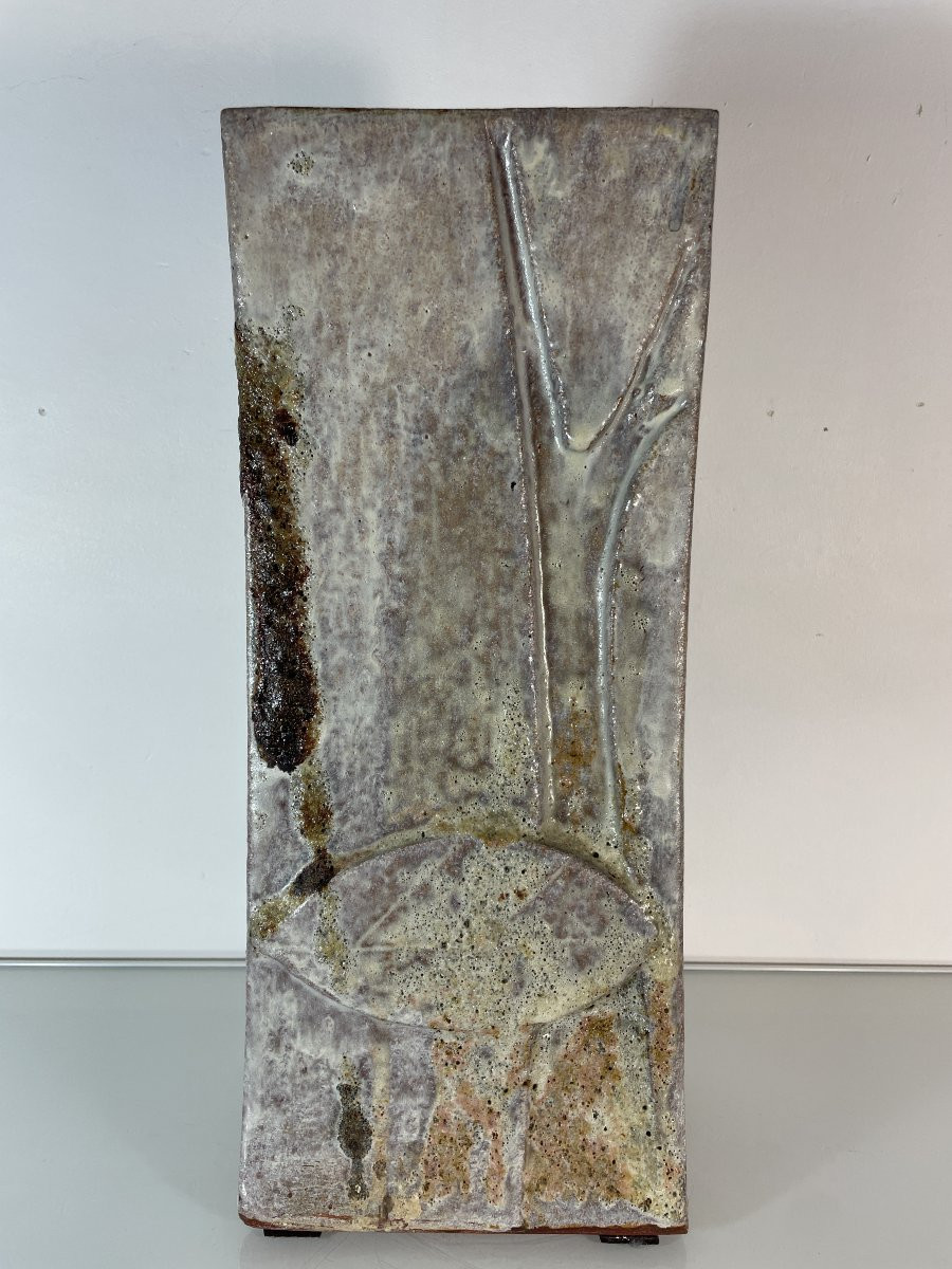 Helmut Schaffenacker (1921-2010) - Large Geometric Vase-photo-7