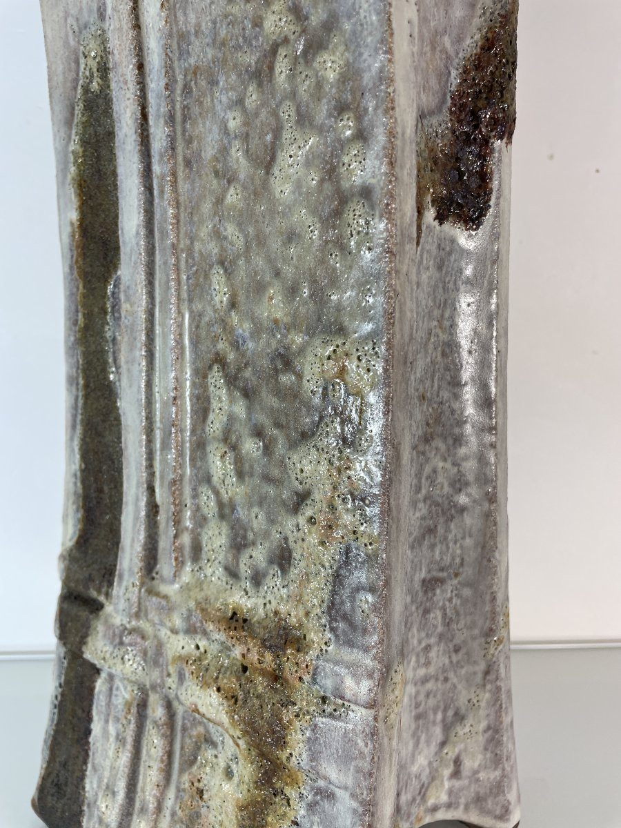 Helmut Schaffenacker (1921-2010) - Large Geometric Vase-photo-8