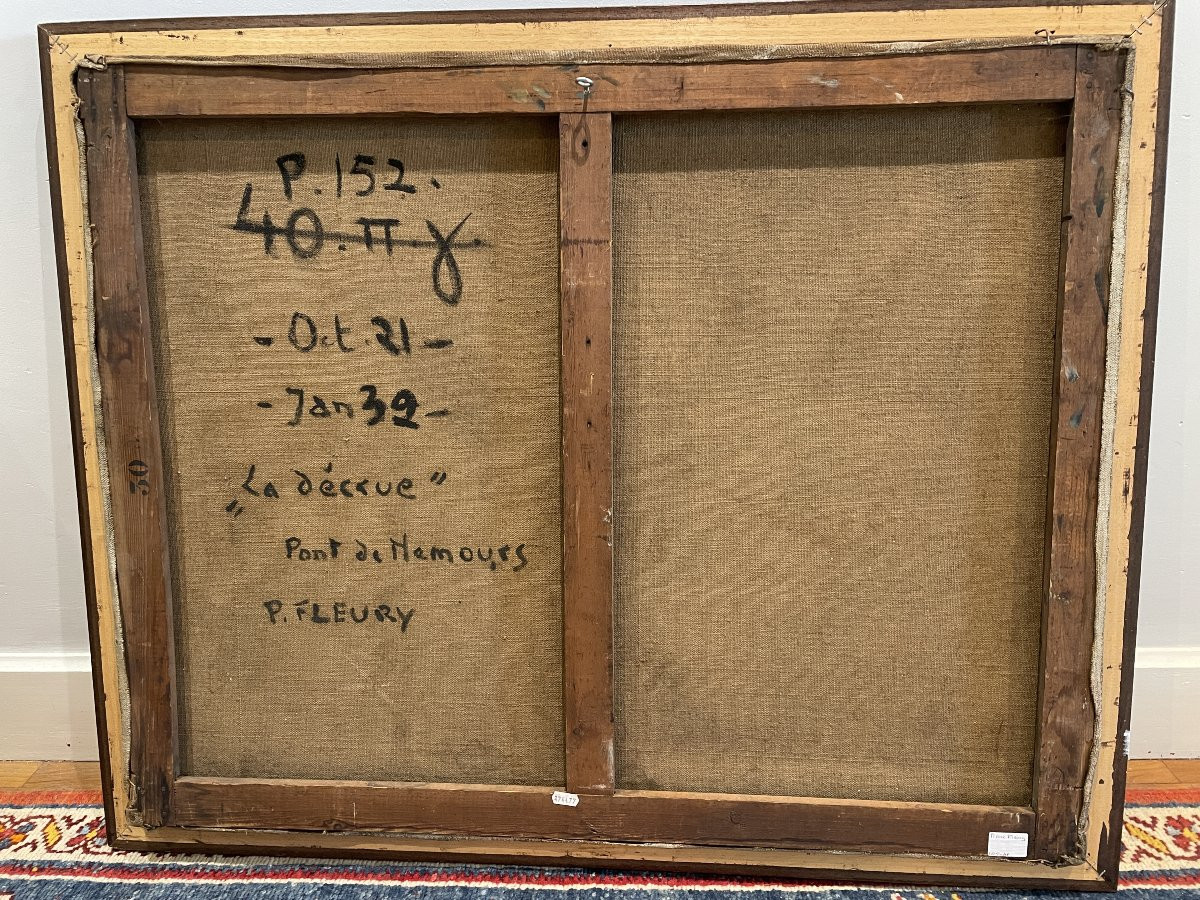 Pierre Fleury (1900-1985) - The Receding Waters, At The Nemours Bridge-photo-4