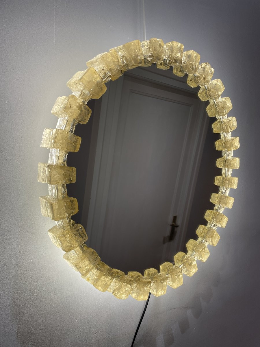 Egon Hillebrand - Miroir éclairant circulaire-photo-2