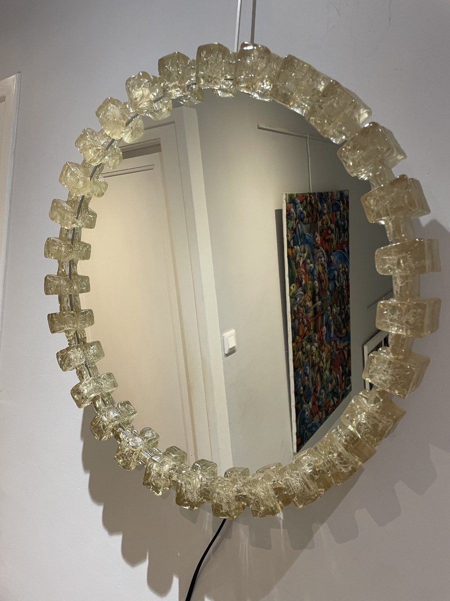 Egon Hillebrand - Miroir éclairant circulaire-photo-4