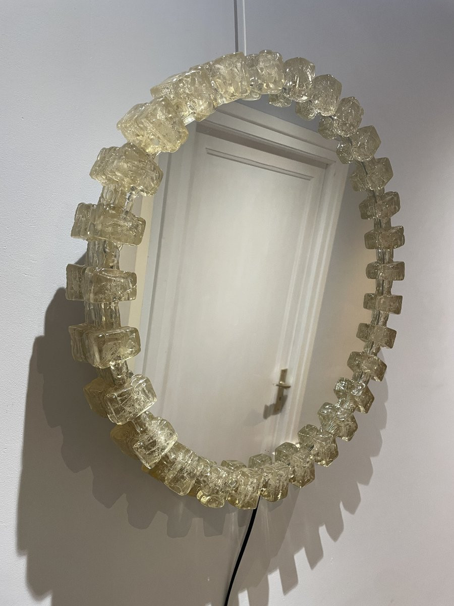 Egon Hillebrand - Miroir éclairant circulaire-photo-1