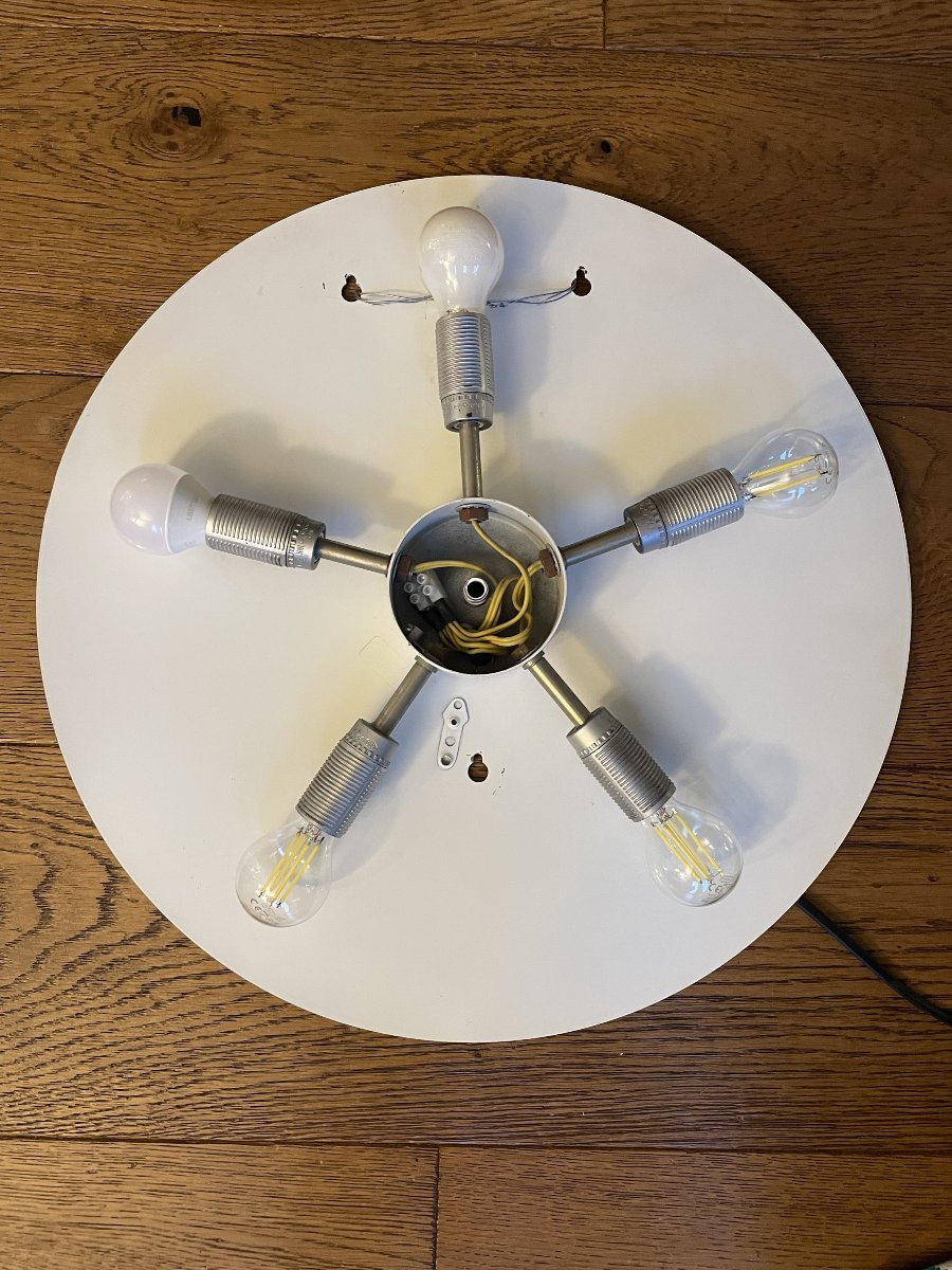 Egon Hillebrand - Miroir éclairant circulaire-photo-3