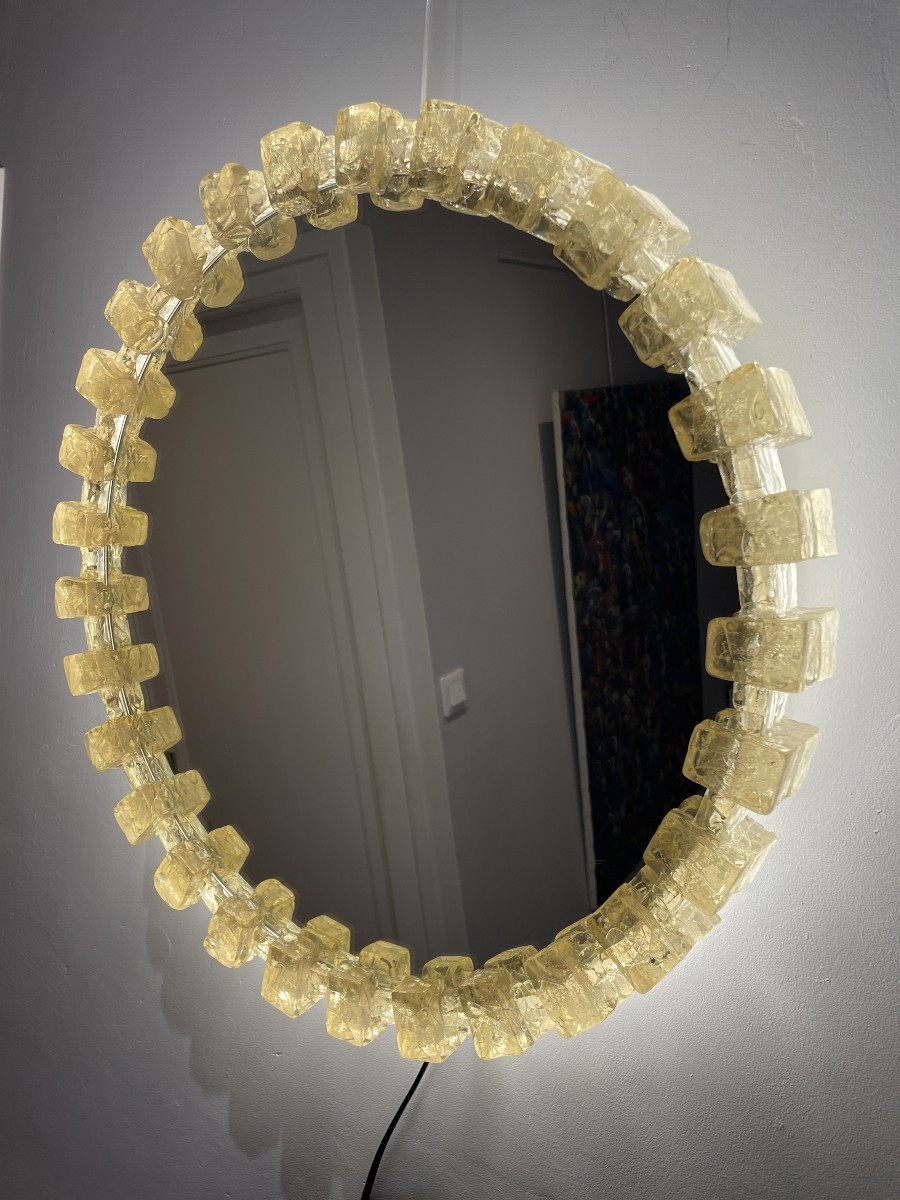 Egon Hillebrand - Miroir éclairant circulaire