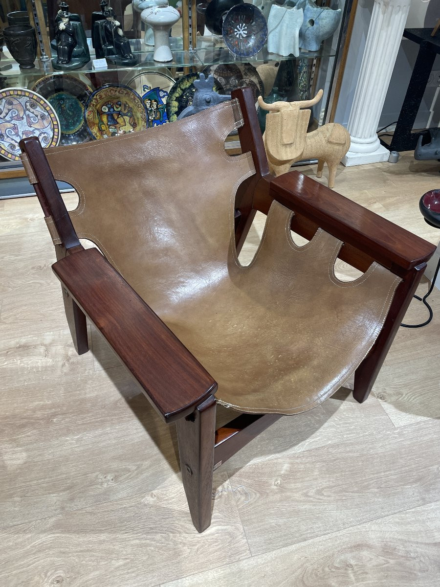 Sergio Rodrigues (1927-2014) - Paire de fauteuils "Kilin"-photo-6