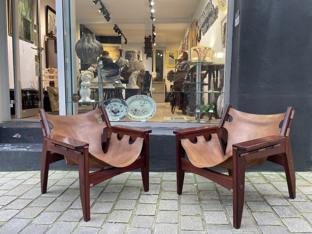 Sergio Rodrigues (1927-2014) - Paire de fauteuils "Kilin"