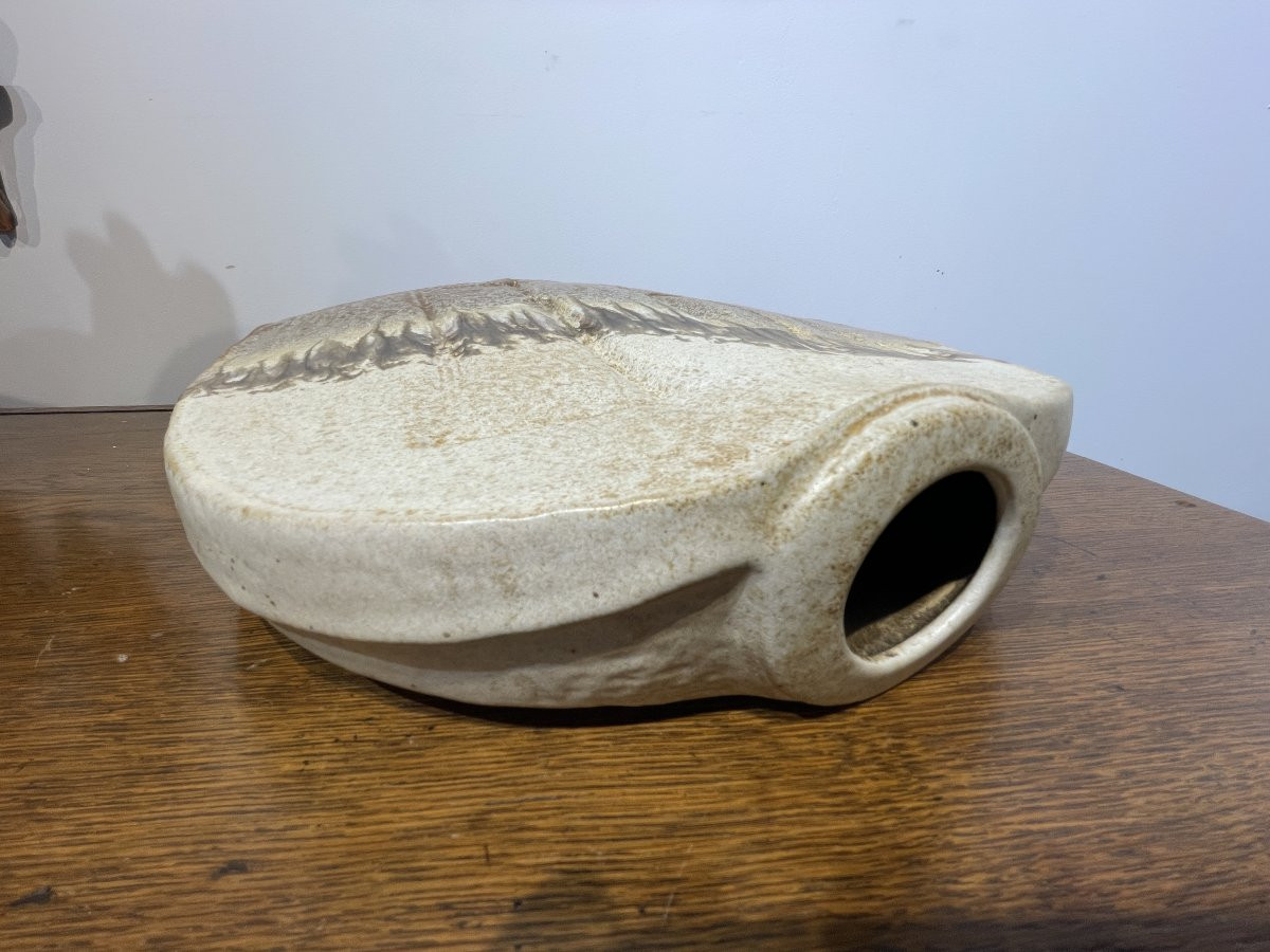Heiner Balzar (1937-) - Steuler Keramik - Germany - Large Half-moon Vase-photo-1