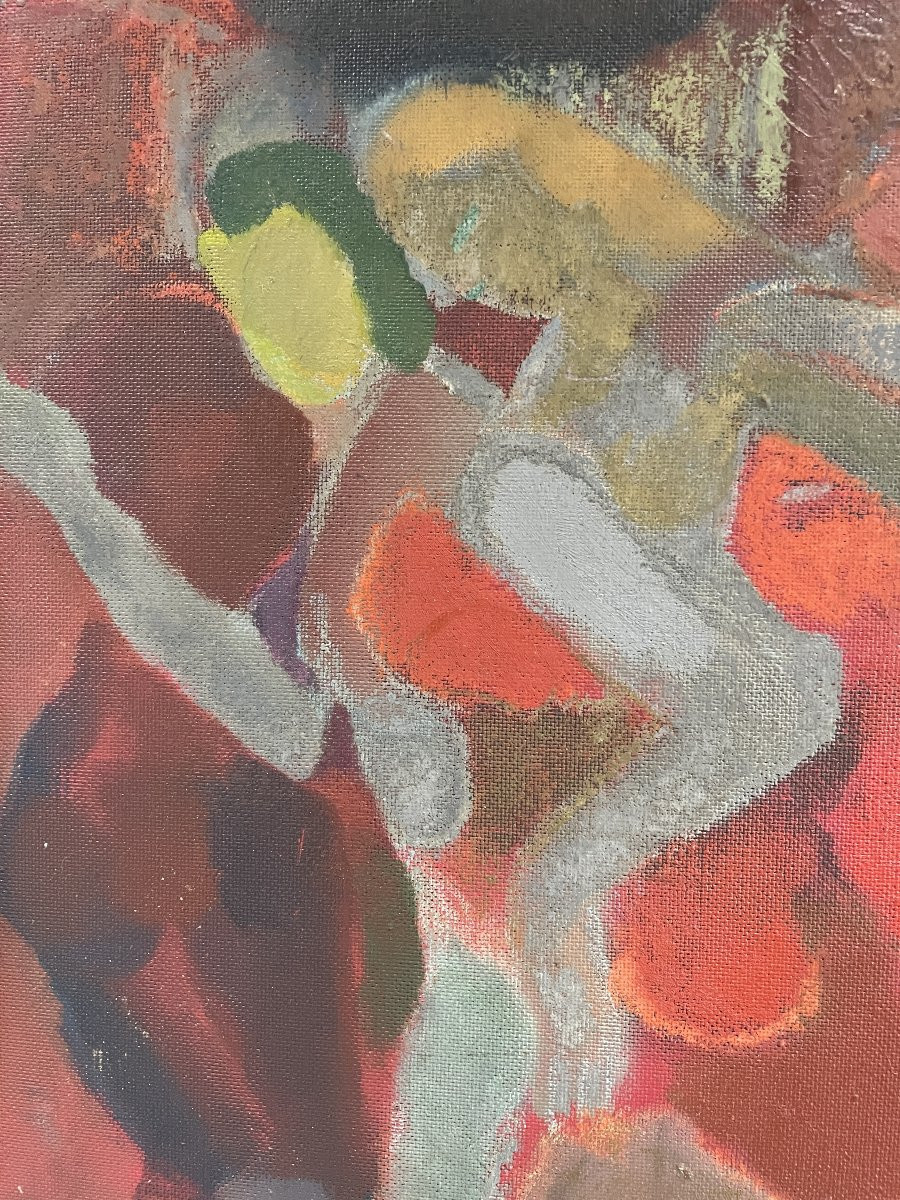 Guillaume Jean (1902-1988) - Large Abstract Works With Silhouettes-photo-4