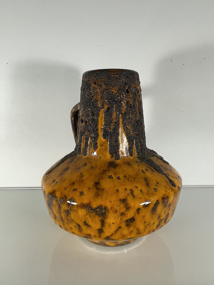 Fohr Keramik (1859-2008) - West Germany - Fat Lava - Large Pitcher-photo-2