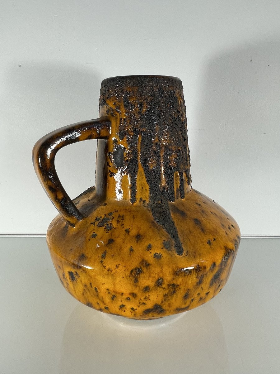 Fohr Keramik (1859-2008) - West Germany - Fat Lava - Large Pitcher-photo-4
