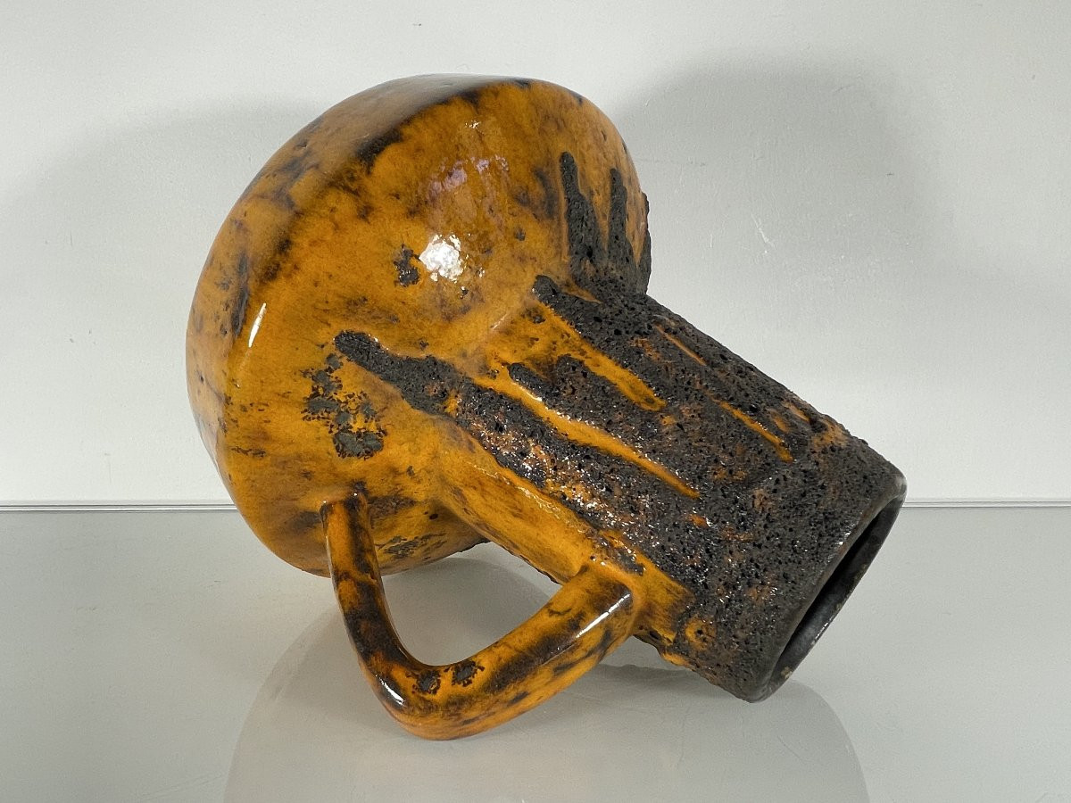 Fohr Keramik (1859-2008) - West Germany - Fat Lava - Large Pitcher-photo-2