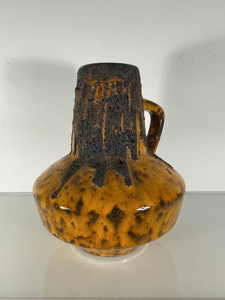 Fohr Keramik (1859-2008) - West Germany - Fat Lava - Large Pitcher-photo-4