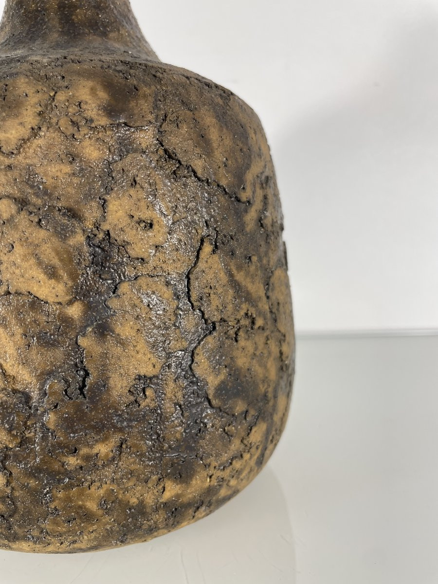 Raymond-Louis Quillivic (1942) - Vase-sculpture soliflore-photo-2