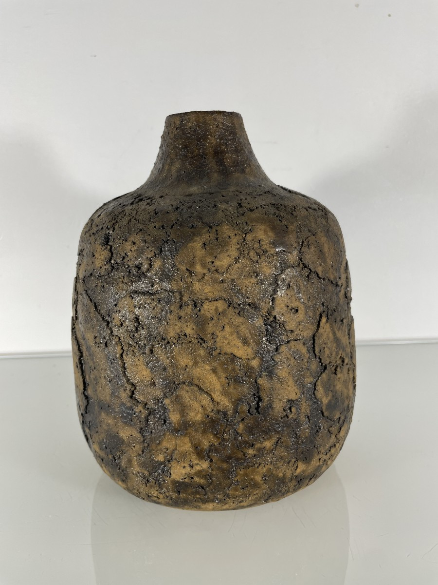 Raymond-Louis Quillivic (1942) - Vase-sculpture soliflore