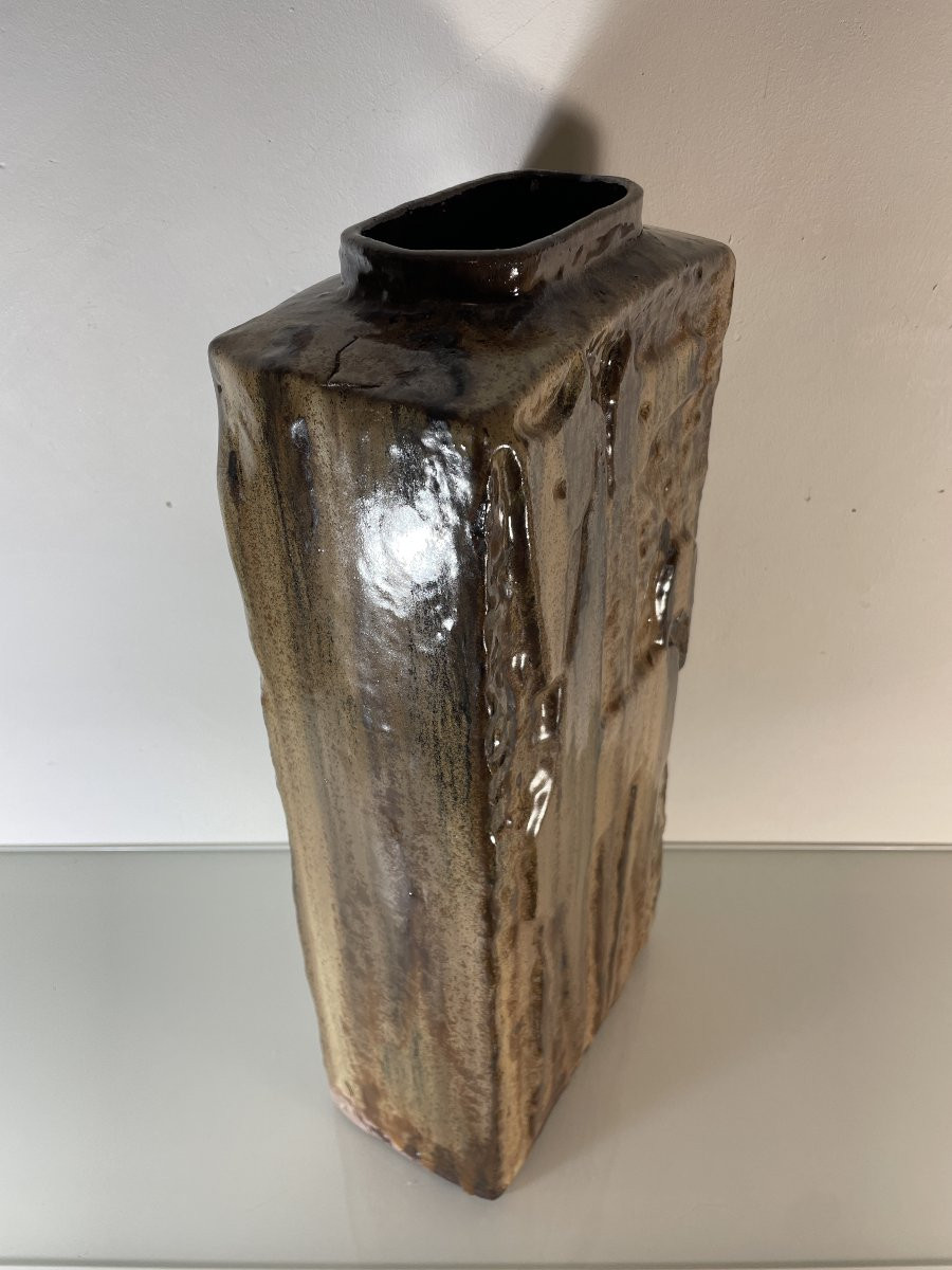 Helmut Schaffenacker (1921-2010) - Grand vase au cheval-photo-2