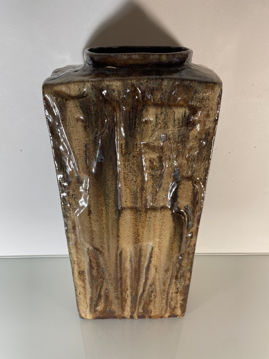 Helmut Schaffenacker (1921-2010) - Grand vase au cheval-photo-7
