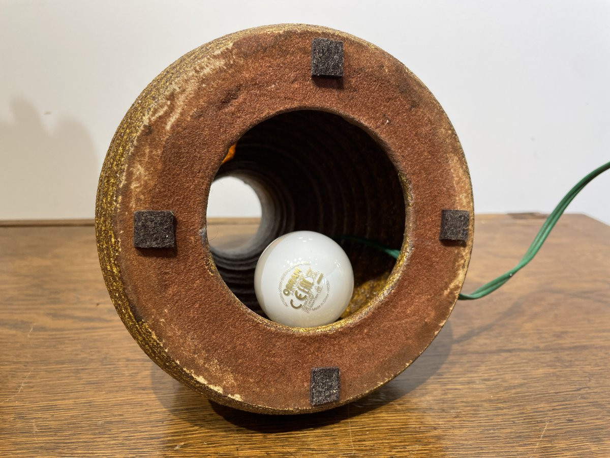 Lampe Accolay - Céramique & résine-photo-4