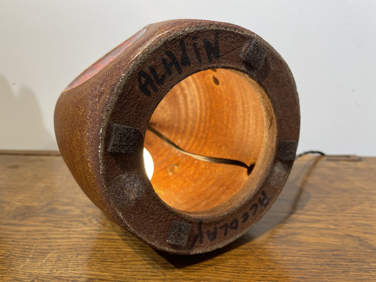 Lampe Accolay - Céramique et résine - Modèle Aladin-photo-5