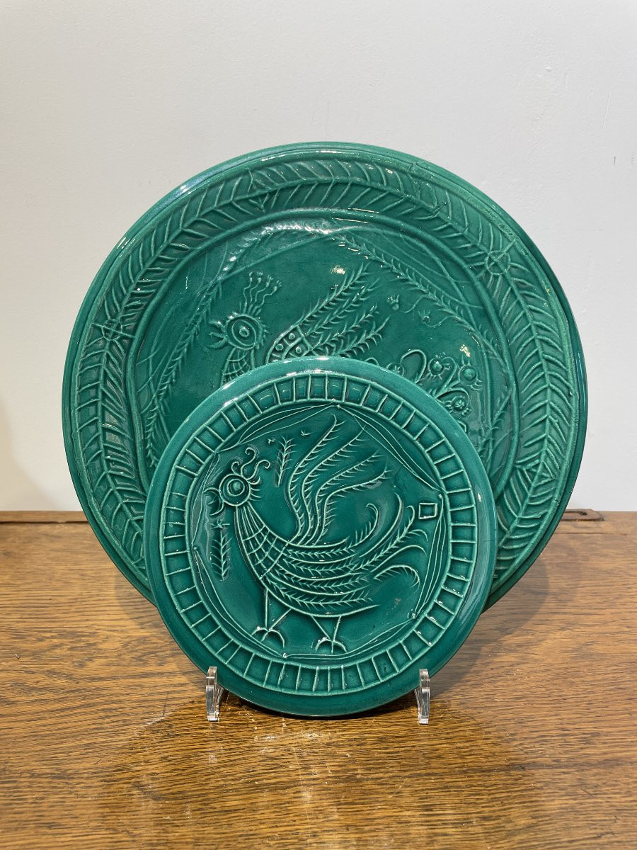 Pierre Toulhoat (1923-2014) - Service à dessert - Keraluc-photo-2