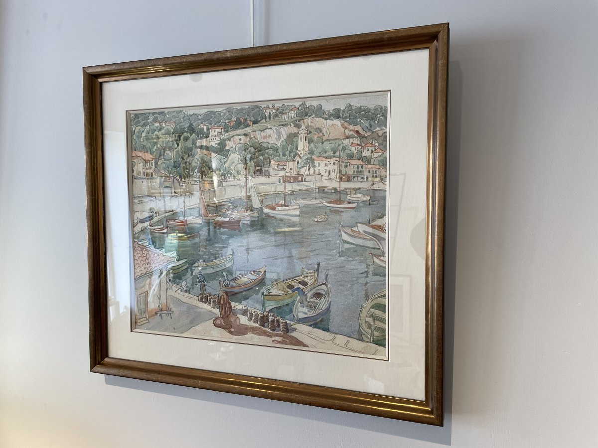 Ecole de Provence - Aquarelle double face-photo-3