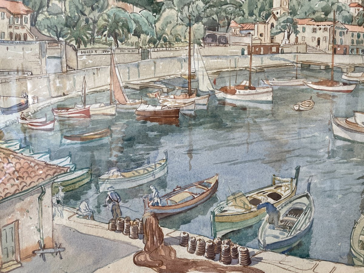 Ecole de Provence - Aquarelle double face-photo-4