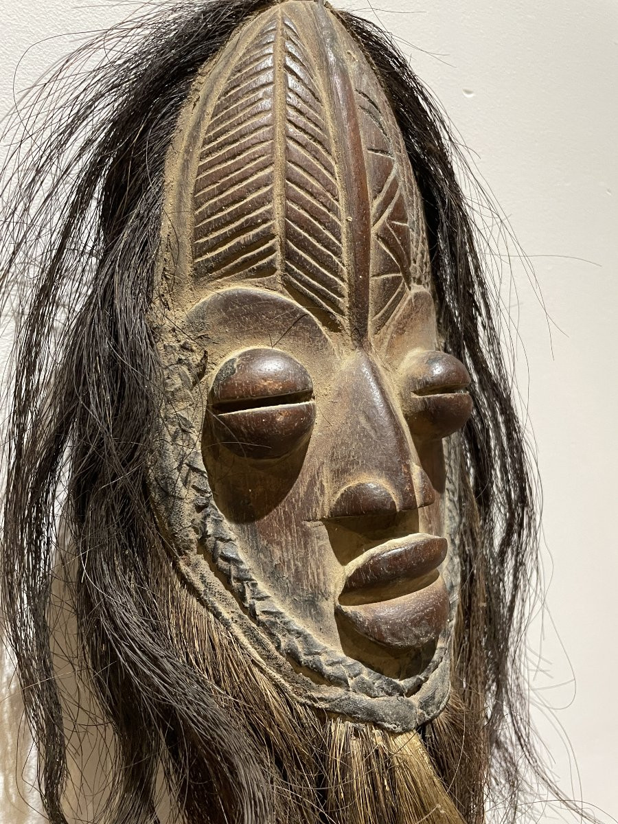 Ancient African Ritual Head – Kongo/yombe Culture – Central Africa-photo-2