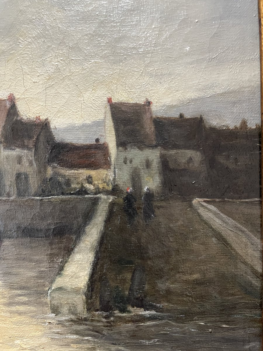 Théophile Louis Deyrolle (1844-1923) - Port Scene-photo-2