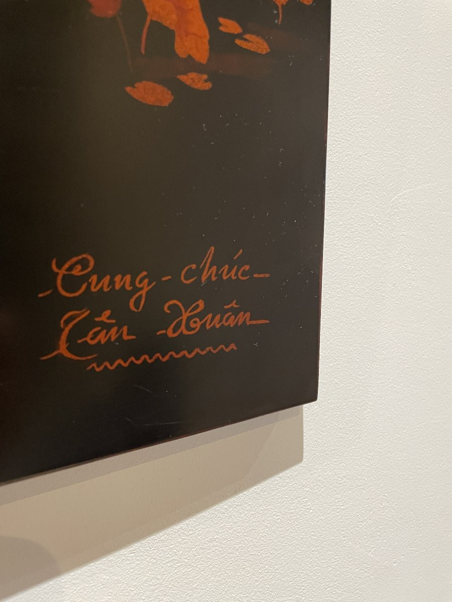 Nguyen Thanh Le (1919-2003) ?- Laque 1953 - Indochine Vietnam-photo-2