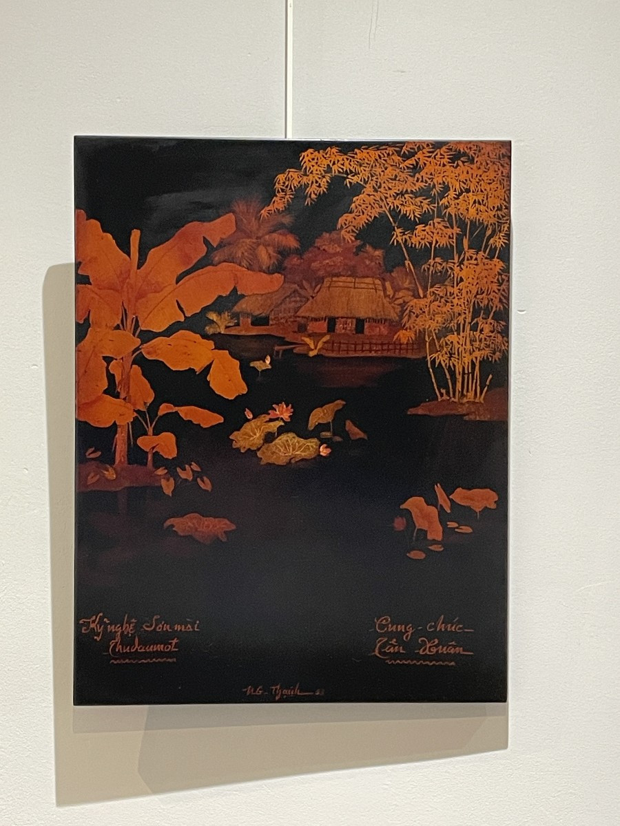 Nguyen Thanh Le (1919-2003) ?- Laque 1953 - Indochine Vietnam