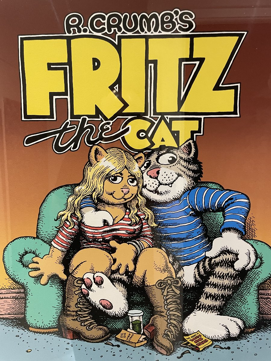 Robert Crumb - Fritz The Cat - Screenprint-photo-2
