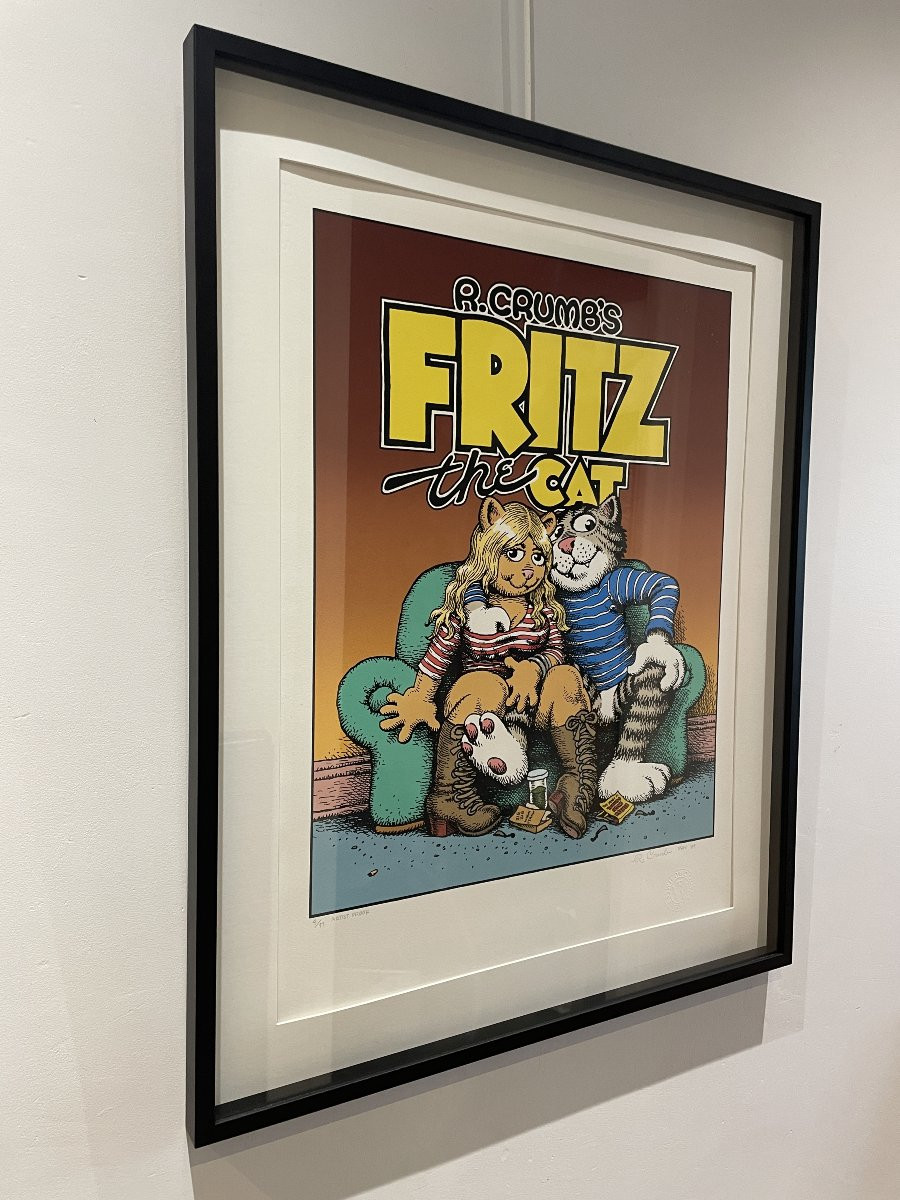 Robert Crumb - Fritz The Cat - Screenprint-photo-3