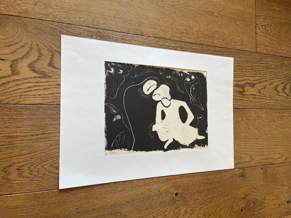 Jules Paressant (1917-2001) - La grève - 1960-photo-2