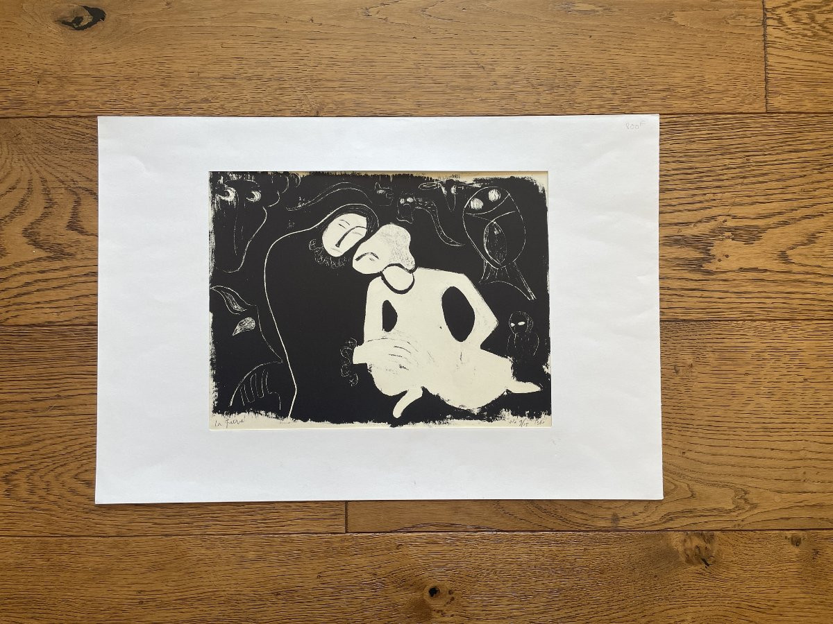 Jules Paressant (1917-2001) - La grève - 1960-photo-4