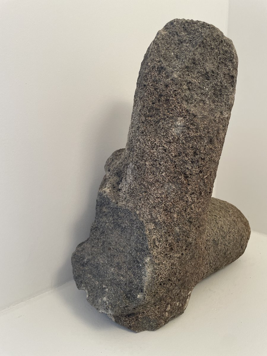 Crucifix en grès - Christ - Période médiévale - XVe siècle-photo-2