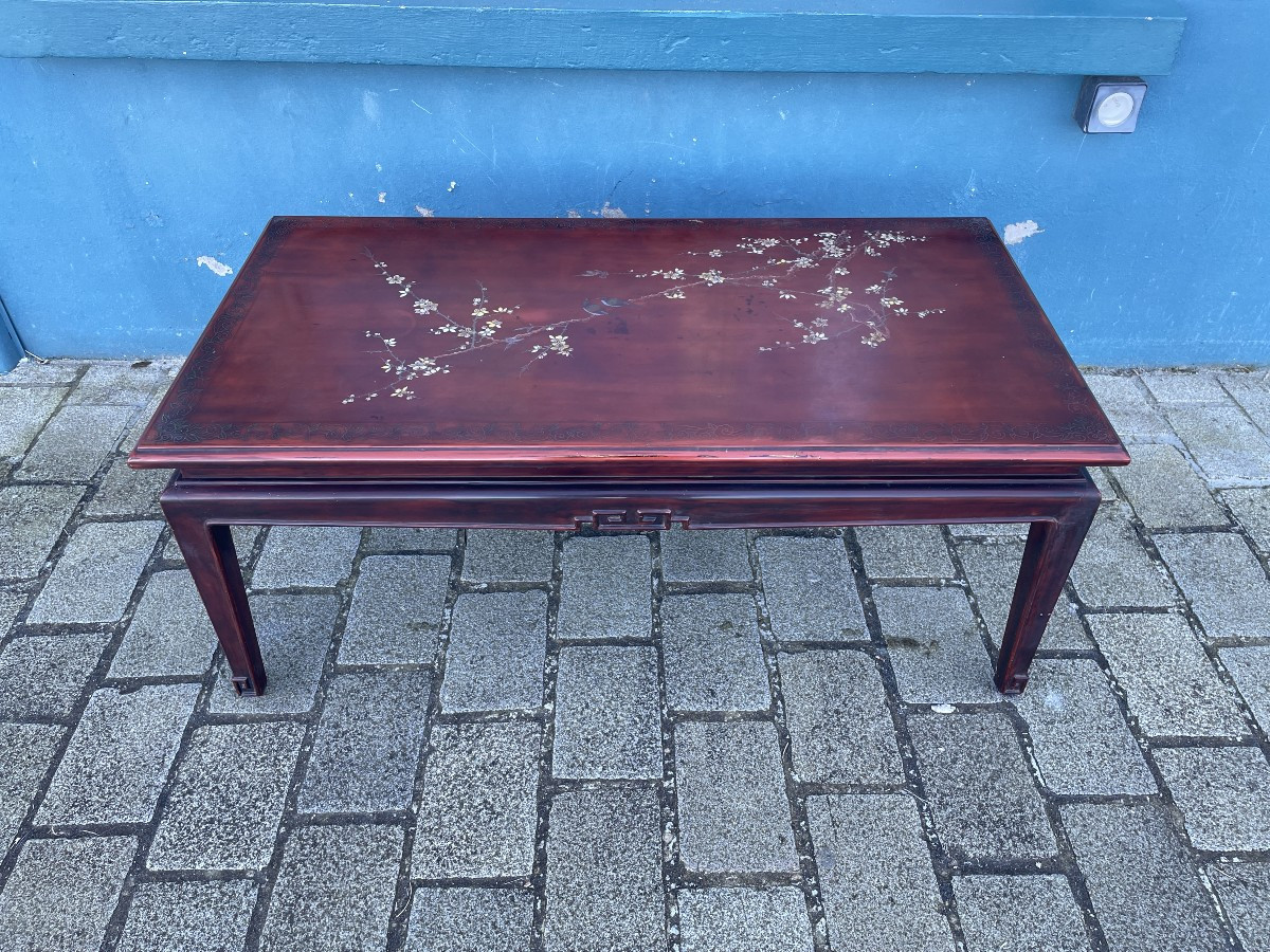 Nguyen Thanh Le (1919-2003) - Table laquée - Indochine Vietnam