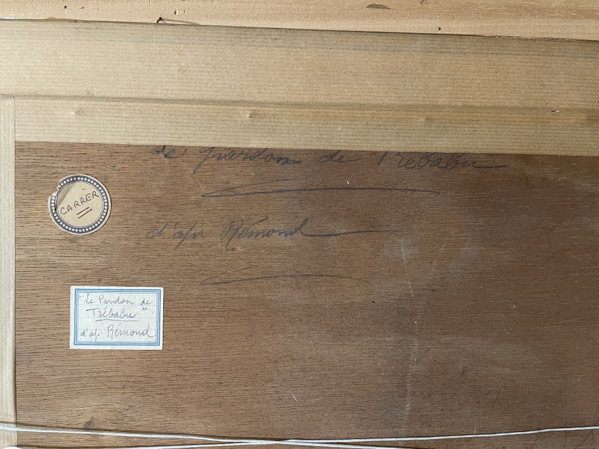 Joseph Carrer (1891-1979) - Pardon De Trébabu - Finistère - Brittany-photo-1