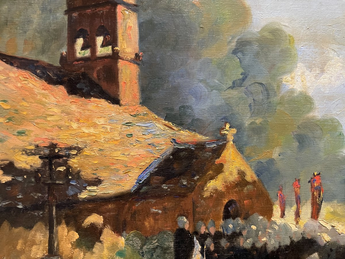 Joseph Carrer (1891-1979) - Pardon De Trébabu - Finistère - Brittany-photo-4