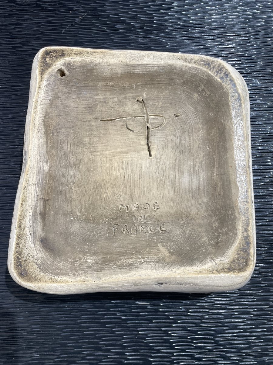 Georges Jouve (1910-1964)  - Cendrier - Coupe au décor grenade-photo-2