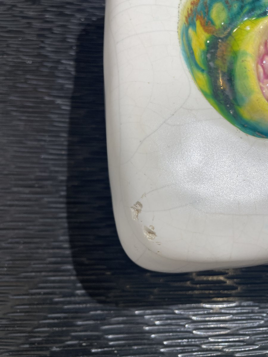 Georges Jouve (1910-1964)  - Cendrier - Coupe au décor grenade-photo-1