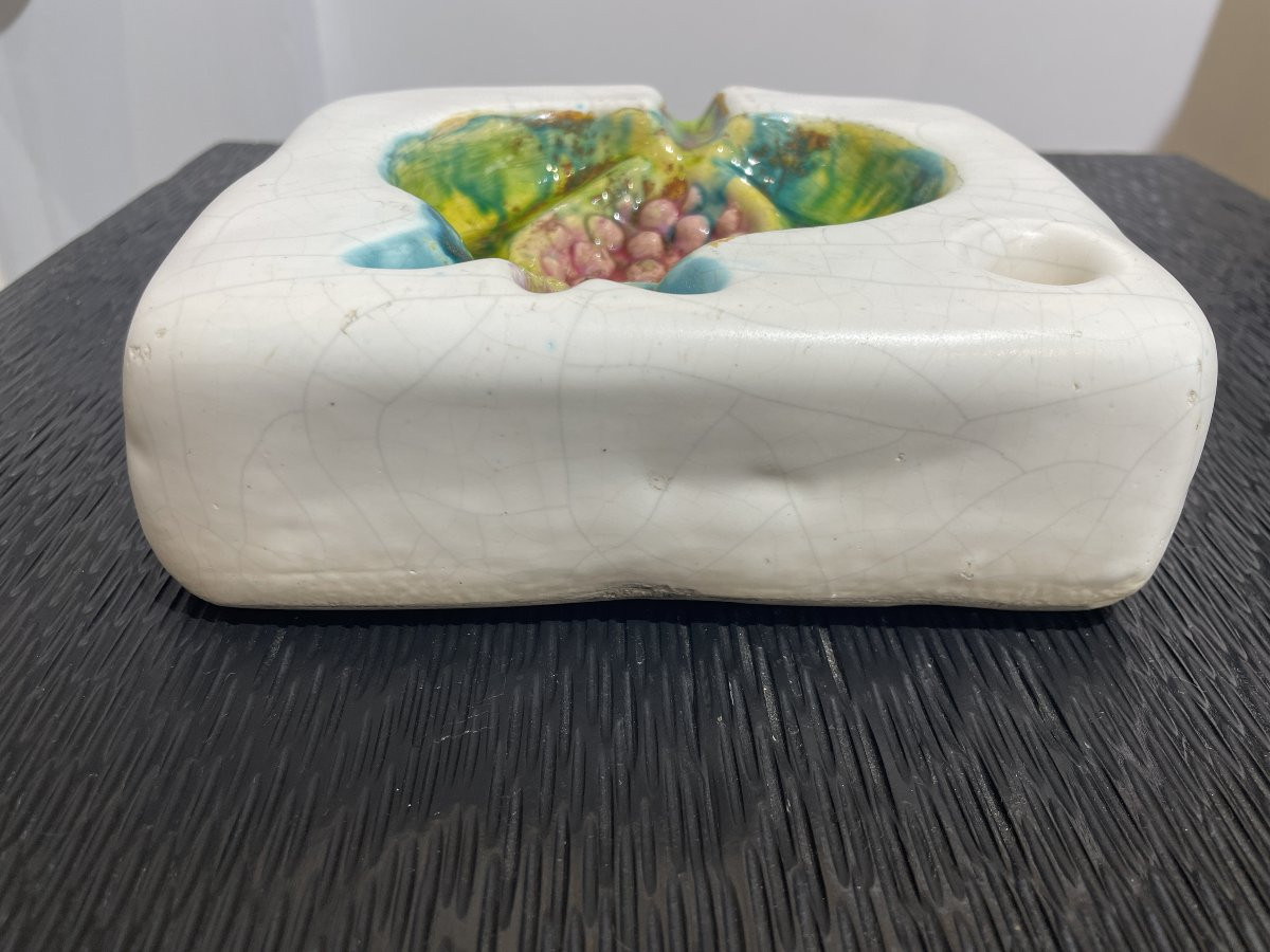 Georges Jouve (1910-1964)  - Cendrier - Coupe au décor grenade-photo-5