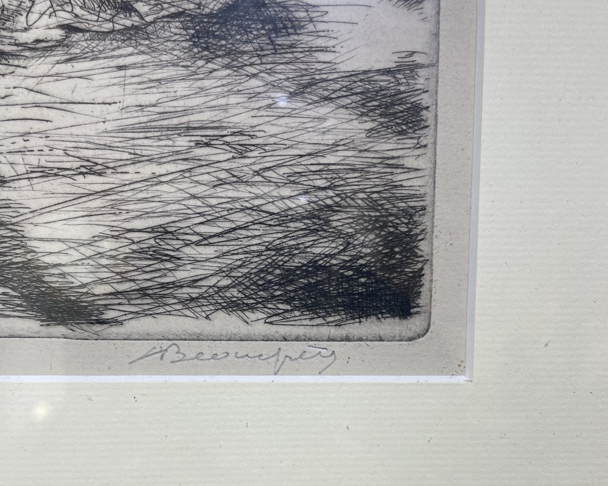 Adolphe Marie Beaufrère (1876-1960) - The Blind Storyteller - 1929 - Orientalism-photo-2